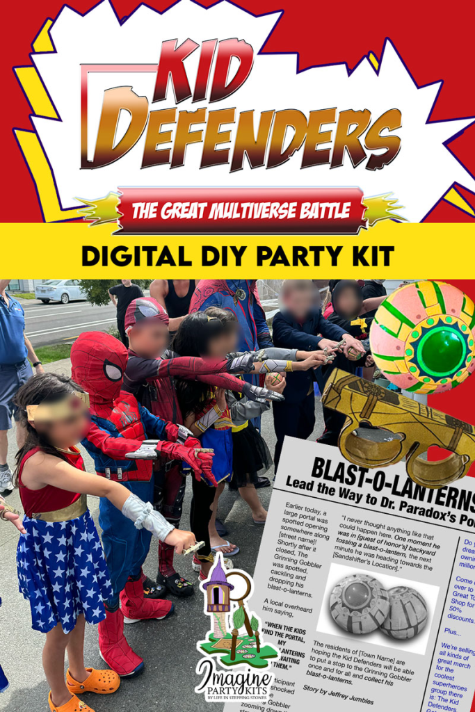 Save the multiverse with this epic scavenger hunt superhero party kit! Packed with action-filled games, printable clues, and DIY decorations, this digital download is perfect for superhero-loving kids.
