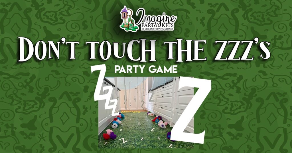 Don’t Touch the Zzz’s game printables for kids Wizard of Oz party, interactive poppy field scavenger hunt activity, fun sleep-themed challenge for children
